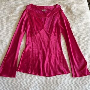 Vtg Hot Pink Cache Top🌸💗